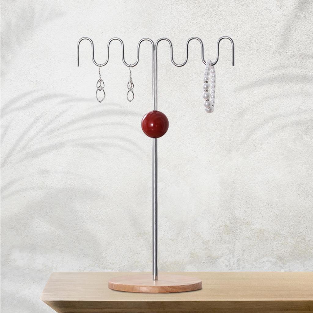 Necklace Organizer Stand Earring Holder Display Hanging Rack for Rings