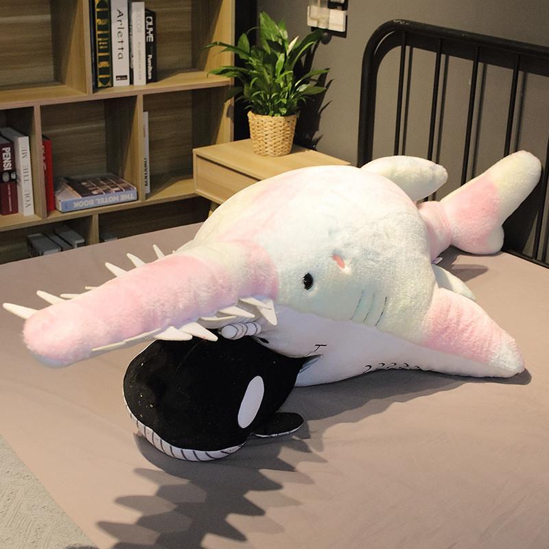 Marine Animal Megalodon Plush Toy Stuffed Doll Bedroom Decoration Kids Gift