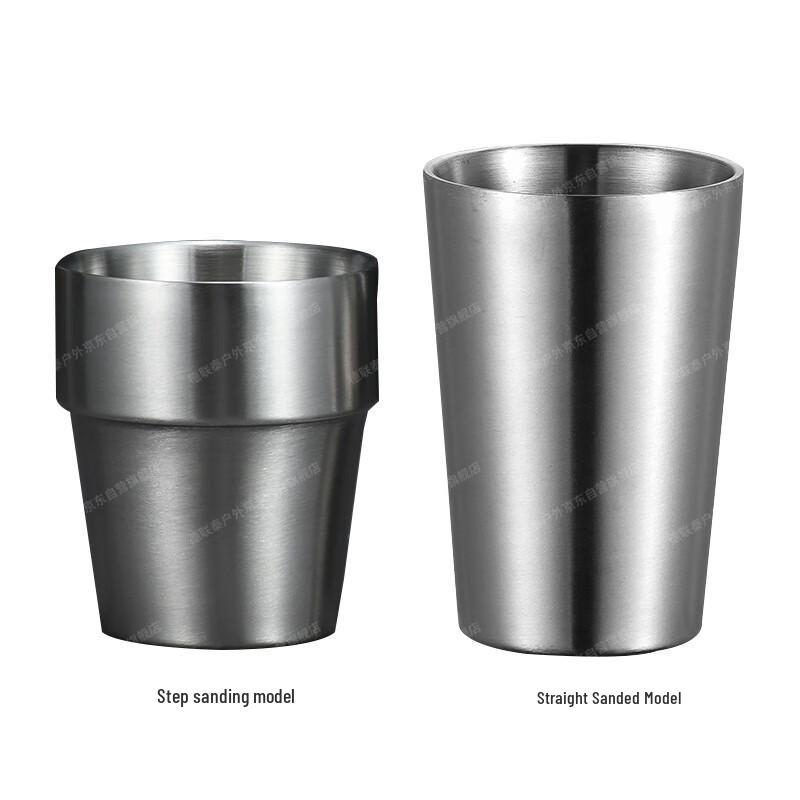 Tazza da viaggio da esterno a doppia parete in acciaio inossidabile 304 Delian Tai