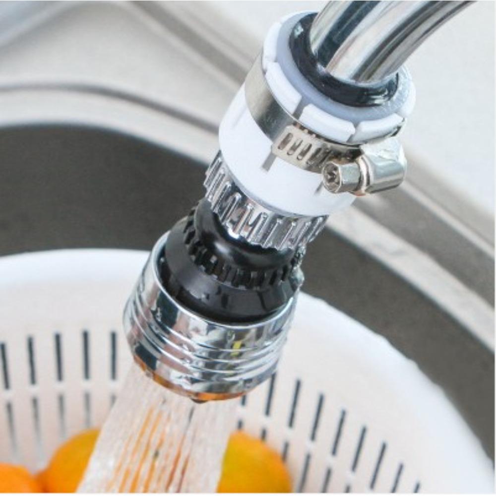 360° Rotating Kitchen Faucet Pressurized Anti-Splash Extended Filter Foam Universal Faucet Head Sprayer for Kitchen