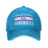 Sommer Machen Sie Israel Wieder Groß Baseballkappe Sonne Atmungsaktiv Gewaschen Hip Hop Hüte Erwachsene Passend Retro Outdoor Sport Baseballkappen