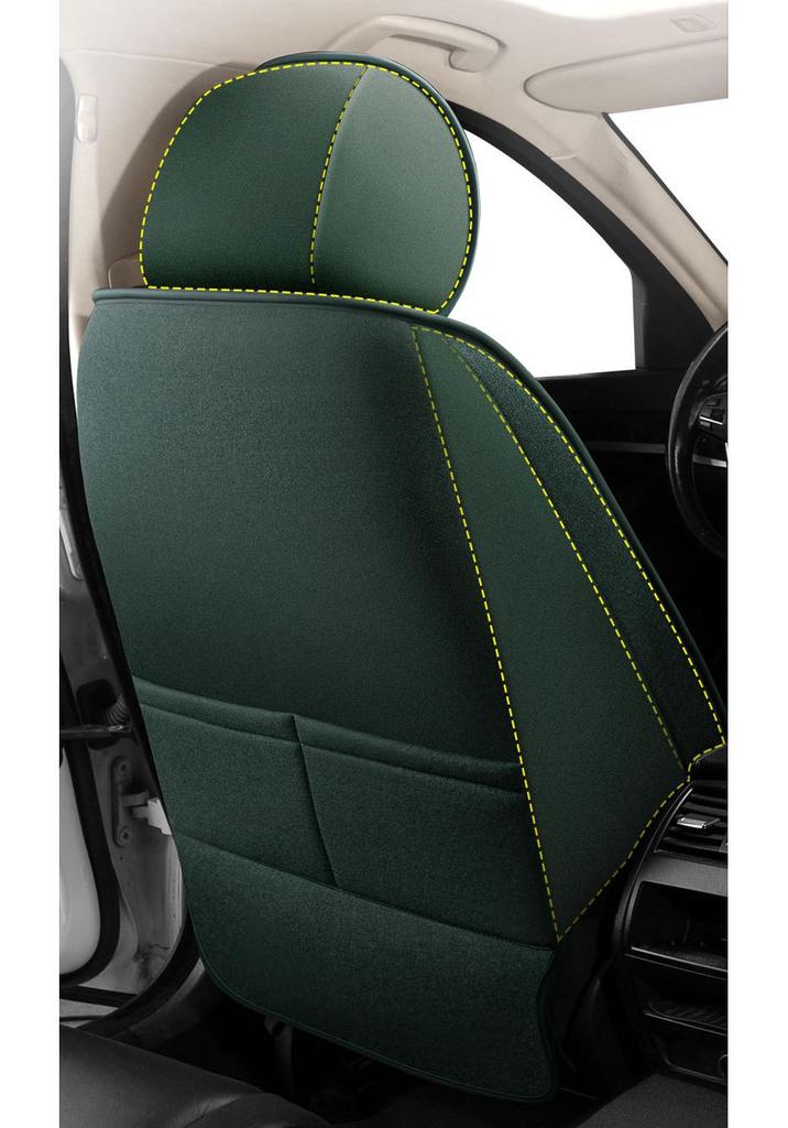 Universal Breathable Linen Seat Cover Set for Five-Seater Cars - Durable and Fully Enclosed