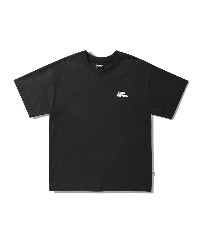 MINIMALPROJECT Daisy Flower Short Sleeve T-Shirt Mst168 [Black]