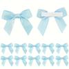 2.5-inch 50-pc Self-adhesive Ribbon Bow with Ribbon, for Gift Packaging, Double-sided Tape Pre-made Ribbon Bow, for Making Crafts