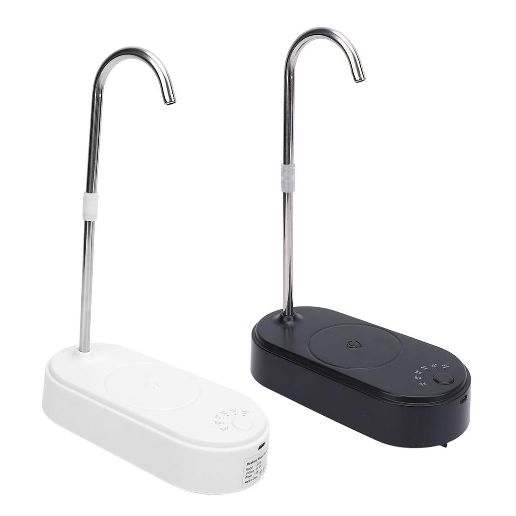 Desktop Water Dispenser with Hose Electric Bottle Drinking Water Pump Tray for Living Room Kitchen B