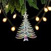 Snowflake Xmas Tree Hanging Ornament Clear Acrylic Christmas Decor  Indoor Room