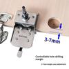 Stainless Steel Hinge Hole Locator Installation Adjustable Edge Quick Clamp Woodworking Tool for Cabinet Door