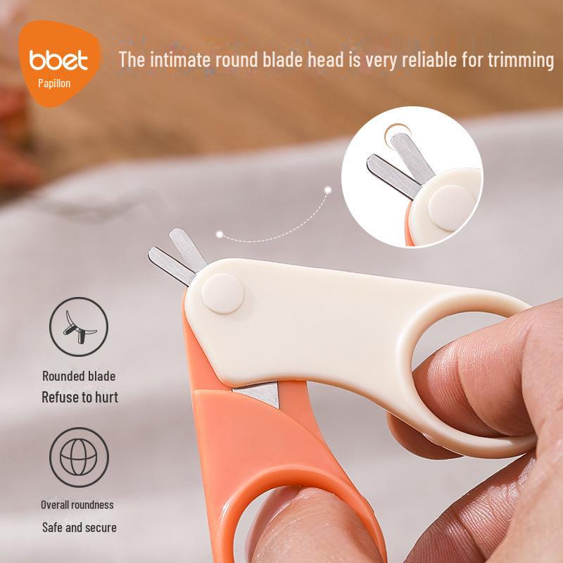 Newborn Safety Baby Nail Scissors Set – Anti-Pinch Design for Infants