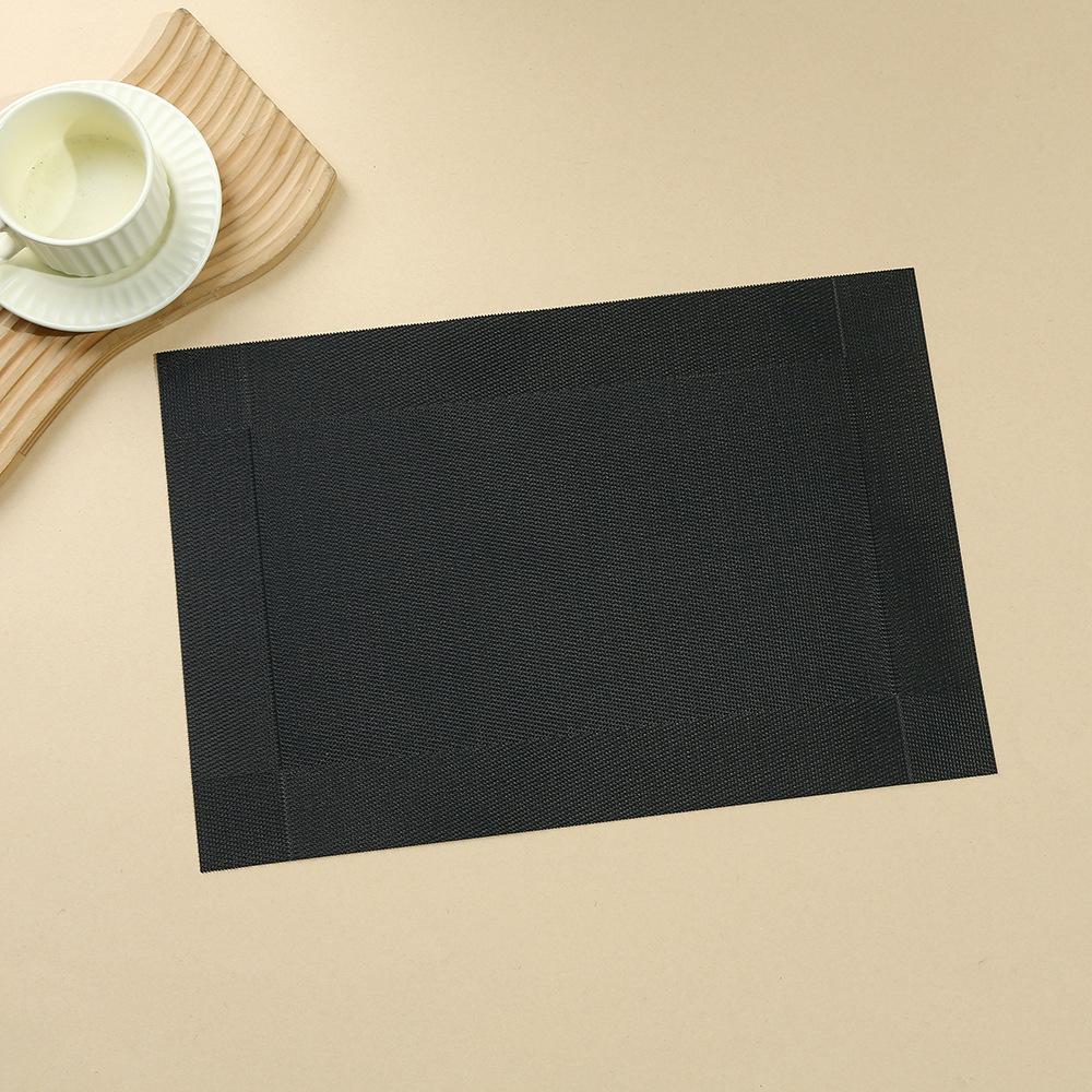 European pvc double frame diagonal frame placemat waterproof and non-slip placemat table mat thermal insulation mat plate mat coaster