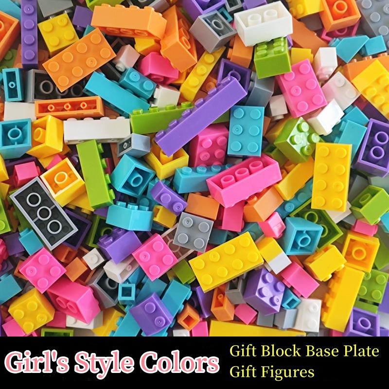 Dětské hračky Stavebnice Dárkový talíř Figurka 260g Asi 200ks Puzzle DIY pro děti 16 barev/smíšené barvy/chlapecký/dívčí styl