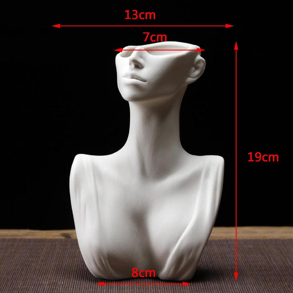 Abstrakte Keramikstatue Blumenvase Inneneinrichtung