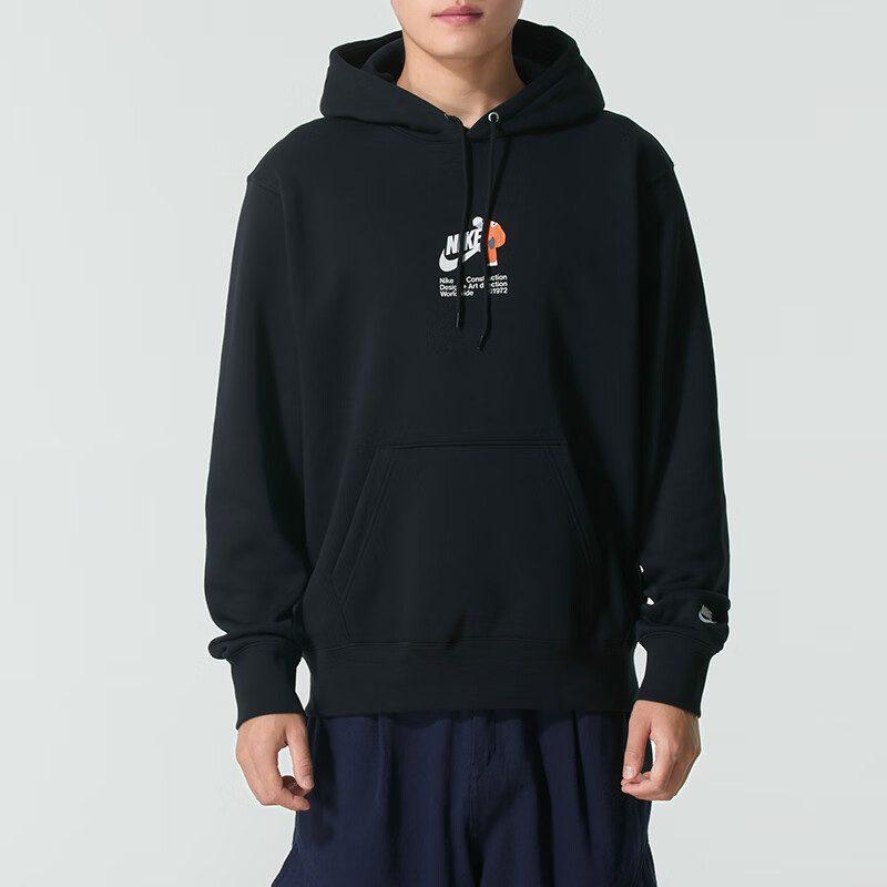 Nike 1972 Sweatshirts Men's Black Hooded Moderate Regular HV1392-010
