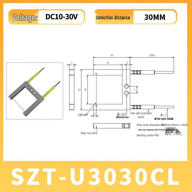 Bidir Matrix Optical Fiber Sensor Terminal & U-Type Grating Probe Packaging Machine