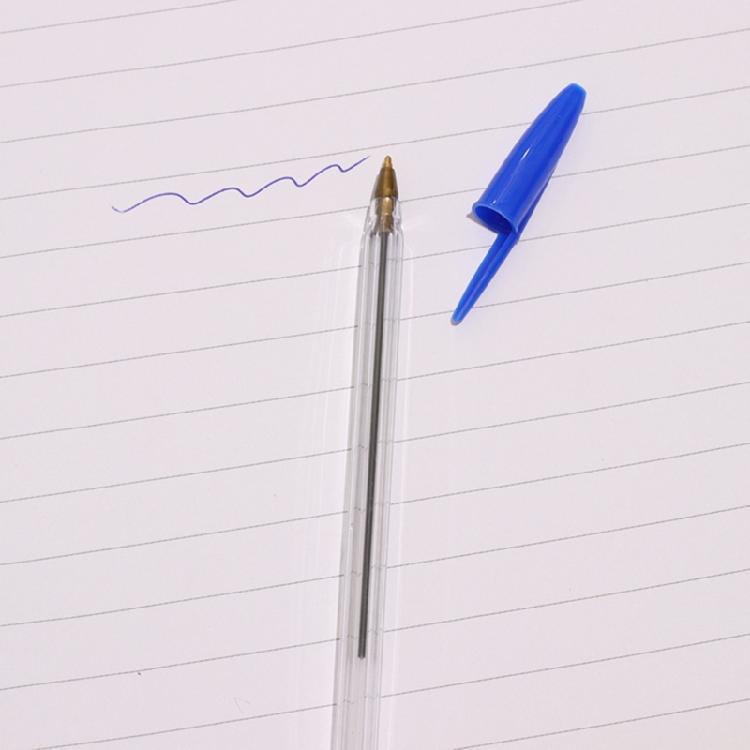 10PCS Plastic Ballpoint Pens 1.0mm Tip Black Red OR Blue Inks Comfortable Grip Smooth Writing For Note Taking Journaling
