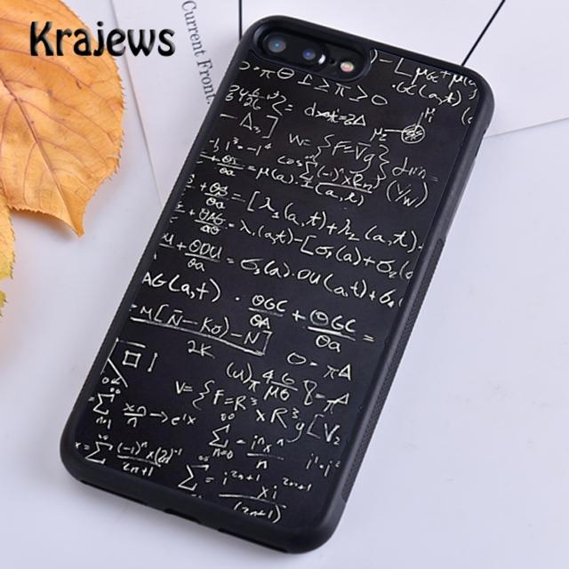 Krajews Math Formulas Equations Soft Phone Case Cover For iPhone 17 Air 16 15 14 plus 11 12 13 pro max coque Fundas