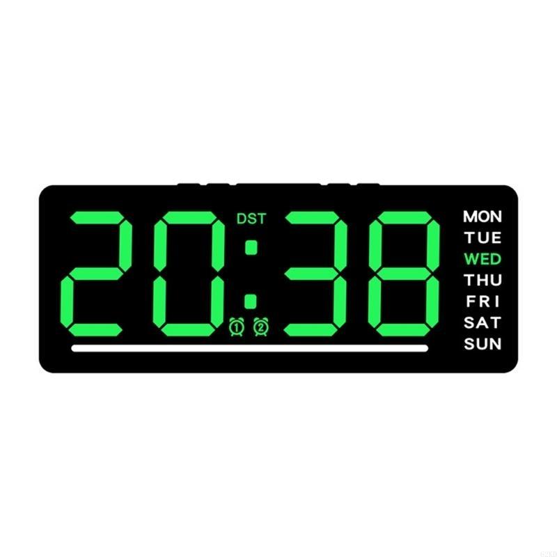 62KD LED Clock Digital Alarm Clock With Adjustable Brightness And Temperature Display Multifunctional For Home Or Office Use