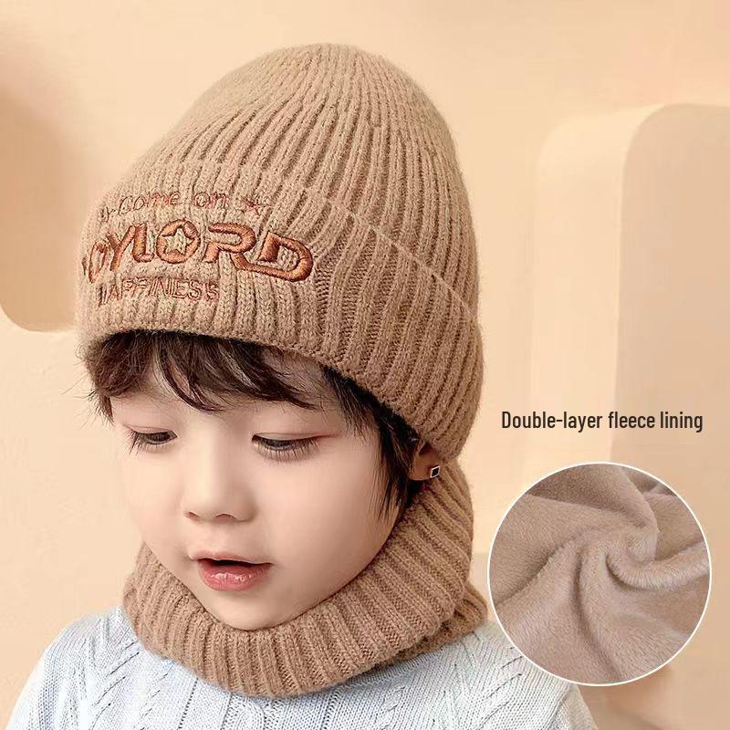 Kids' Trendy Knit Wool Hat: Cute Winter Pullover for Boys & Girls