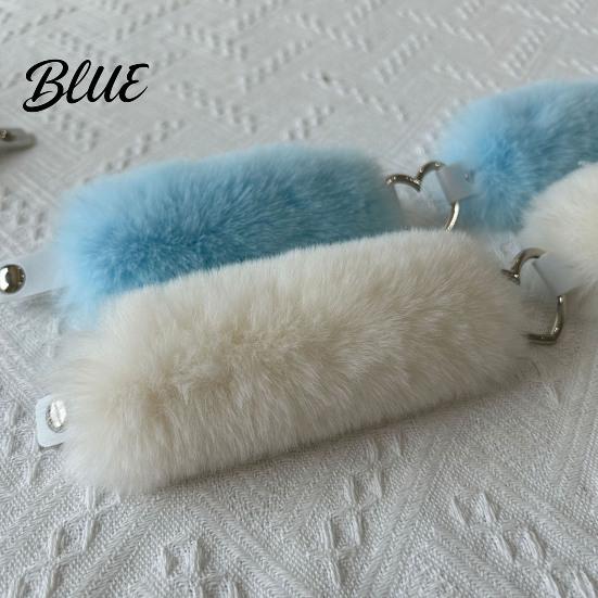 Eleganter Schmuck Flauschiger Choker-Kragen Abnehmbare Flauschige Halskette Legierung Herz