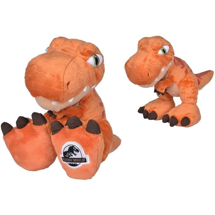 Peluche - Nicotoy - Jurassic World - T-Rex - 46 cm - Orange - Douceur
