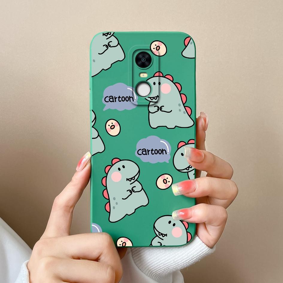 Hülle für Redmi Note 8 7 7S 9 9S 9T 10 10S 10T 5 K80 Pro Max Plus Freche Dinosaurier-Muster Weiches Silikon Premium Schutzhülle für Redmi Capa