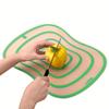 Cut Fruit Backing Board Frosted Classification Cutting Board Kitchen Chopping Board Plastic Cut Fruit Board Household Non-slip Sheet Transparent