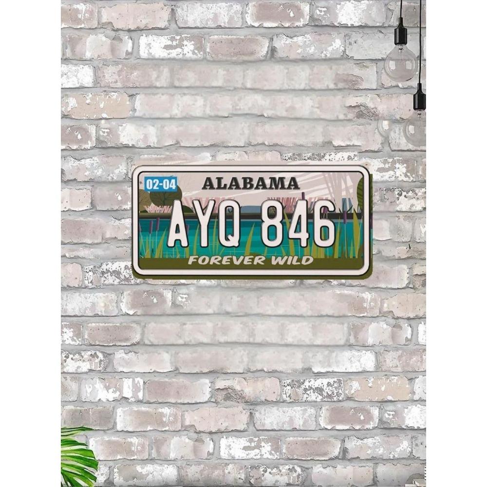 NÁS. registrační značka, USA. SPZ, kovová, 15x30 cm.