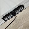 Car Double Line Grille With LED Light Racing Grill Upper Bumper Grid For BMW 3 Series G20 G21 M-Sport 2022-2025 Bodykits Tuning