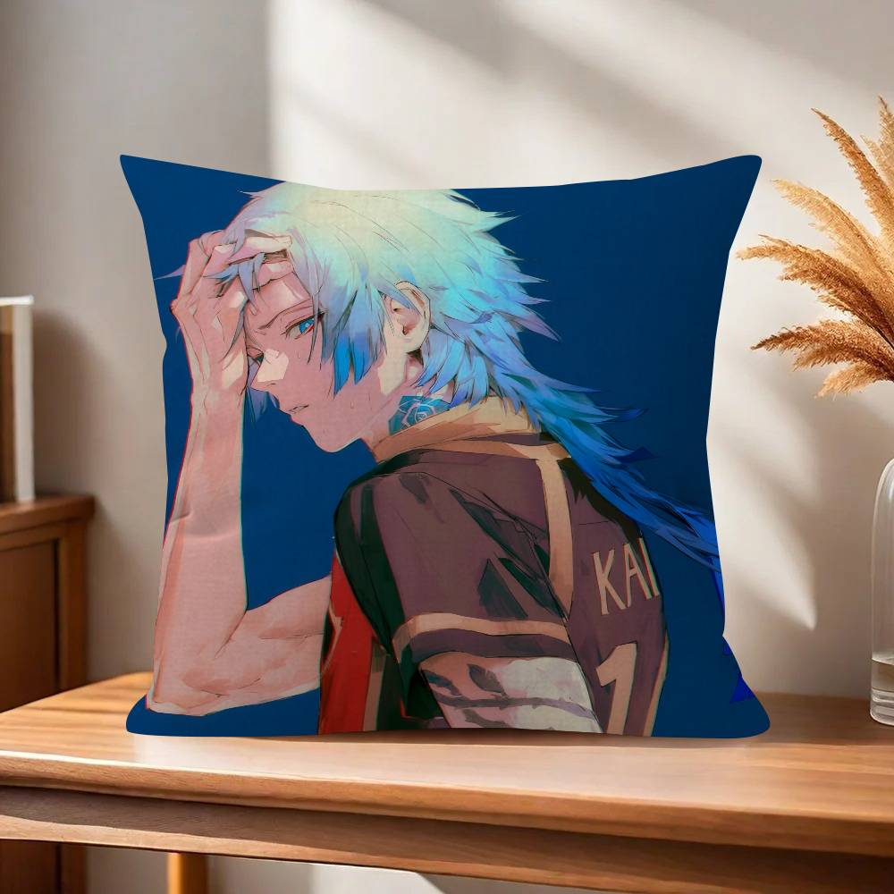 Anime mMichael cool Kaiser  Pillow Gift Home Office Decoration Bedroom Sofa Car Cushion Cover case 45x45