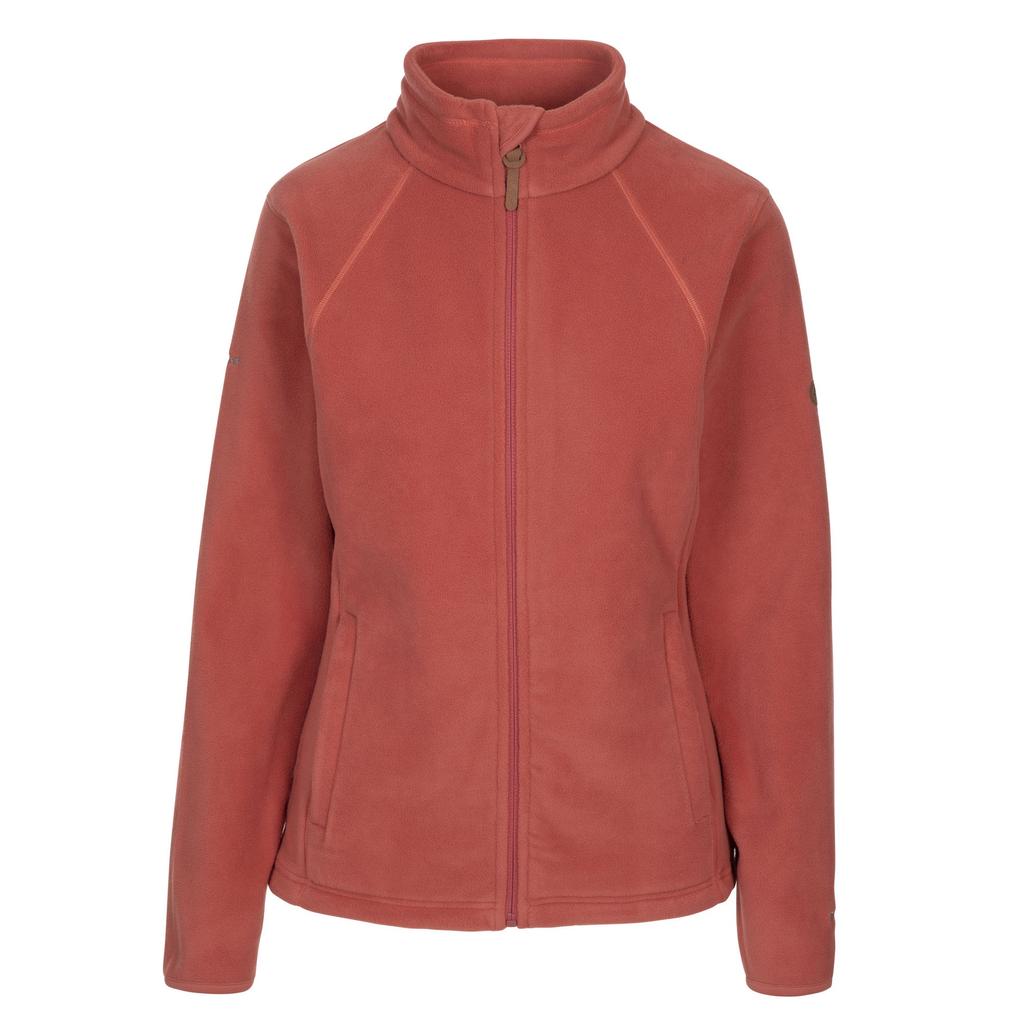 Womens/Ladies Trouper Leather Trim Fleece Jacket