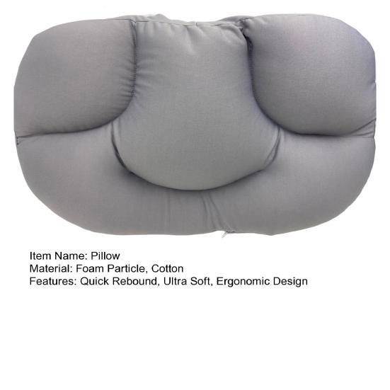 Sleep Pillow All-round Multifunctional Ultra Soft Body Massager Egg Shaped Sofa Neck Massager Back Cushion for Office