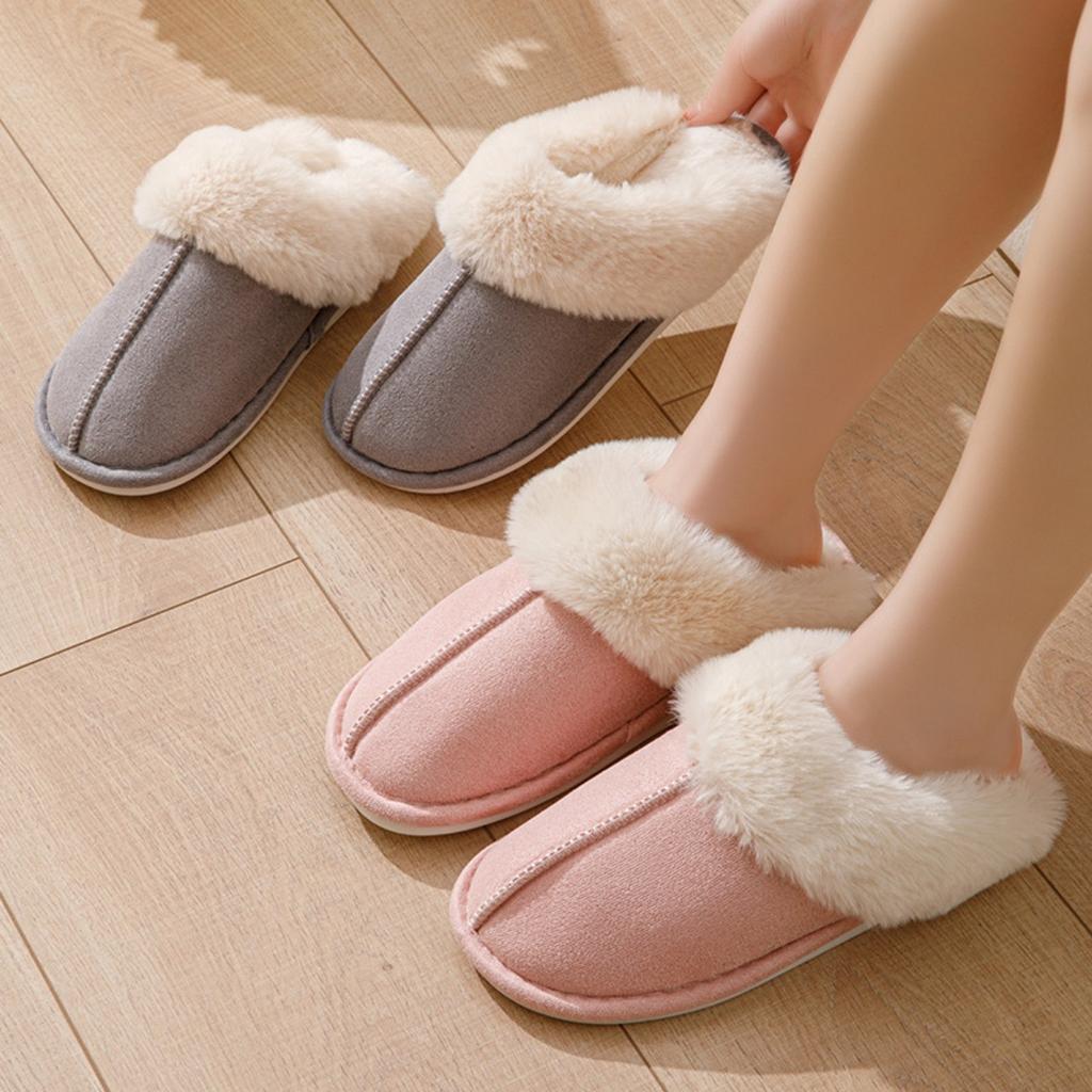 Unisex, Couple Shoes, Indoor Slippers, Thermal Slippers, Versatile Breathable