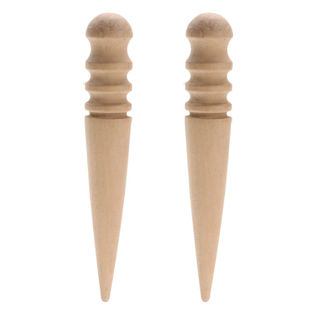 

2 шт., устройство для снятия фаски с кромки кожи, круглые деревянные гладкие канавки, инструменты для кожи, длина 15 см, аксессуар для работы с кожей