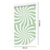 Hippie wallpaper background white and mint for living room and bedroom 50x1000
