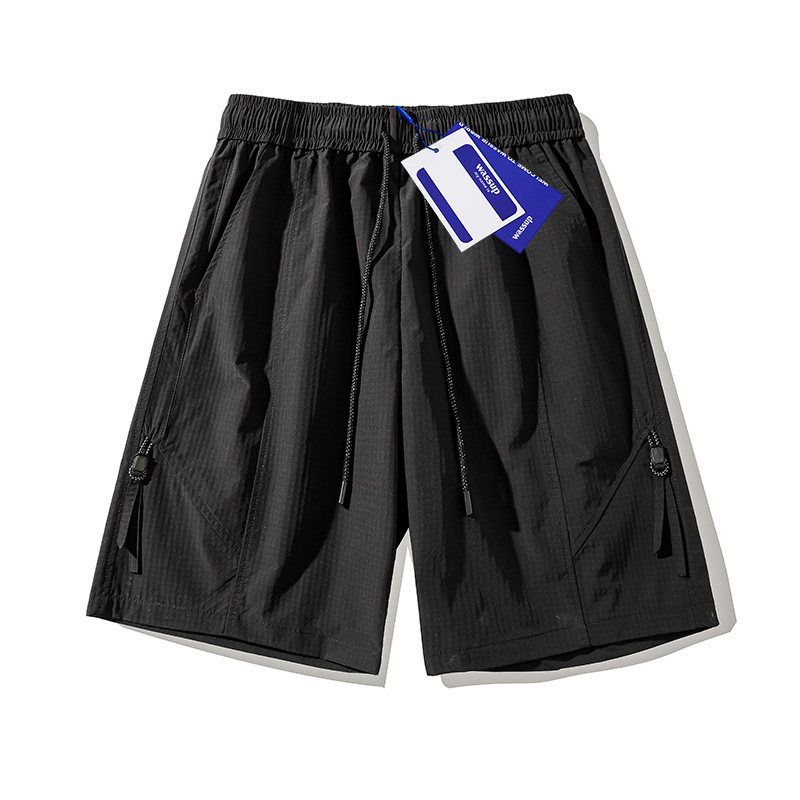 Wassup Ice Silk Quick-Drying Work Shorts Men's Summer Thin Breathable Sports Shorts Trendy Casual Pants