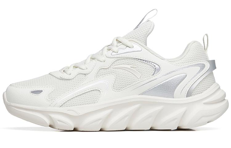 Women's Sneakers Anta Running Collection Comfortable Abrasion Resistant Low top Running Shoes Women's White