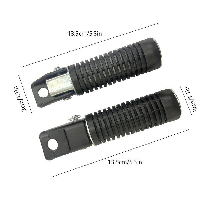 Motorcycle Foot Peg Rear Footpegs Pedals Passenger Foot Pegs Ebike Foot Pegs Steel Non-Slip Universal Highway Pegs Motorcycle