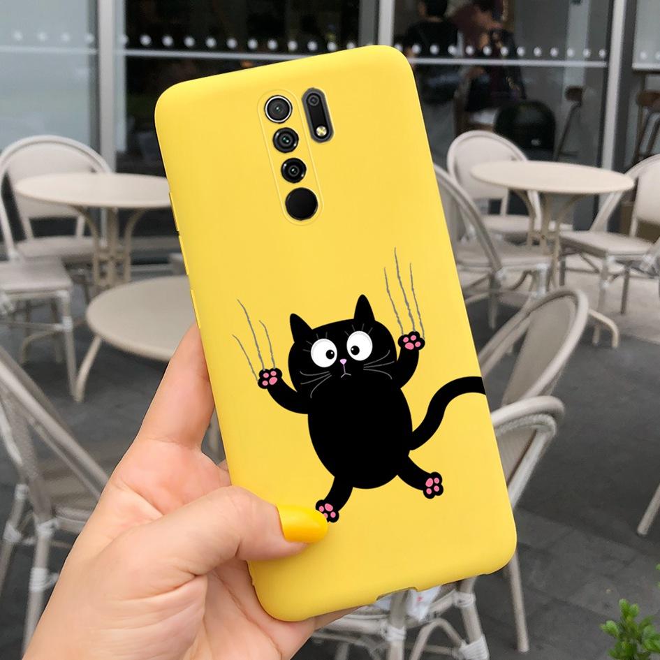For Xiaomi Redmi 9 Case Silicone Daisy Cactus Phone Back Cover For Redmi 9 Prime Soft Case For Xiaomi Poco M2 M 2 Reloaded Coque