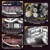 Moc Rc Electric App Control Led Spray Engine 1L Motor Assembly Building Block Diy Children'S Educational Toy Birthday Gift