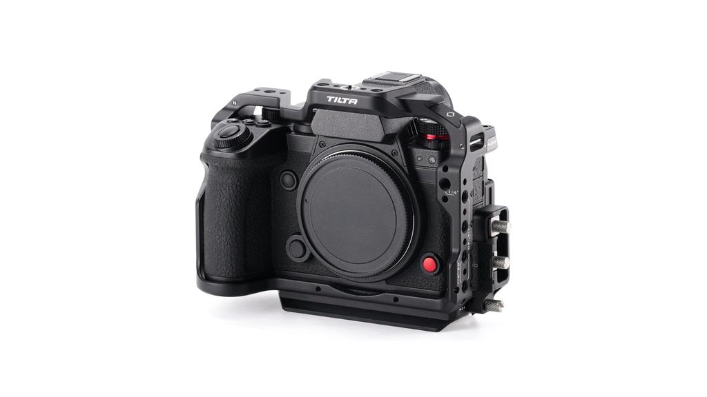 Tilta Full Camera Cage Compatible with Panasonic G9II Black Clamp Cold Shoe inch Thread Slotted Hex Wrench Included S1RII, S1II, S1IIE, S5II, –