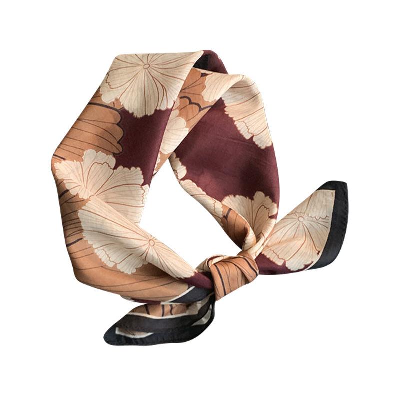 70% Cotton 30% Silk Scarf Folral Women Hijab Bandana Foulard Female Headbanda Pashmina Scarves Echarpe Shawl Wrap Pashmina