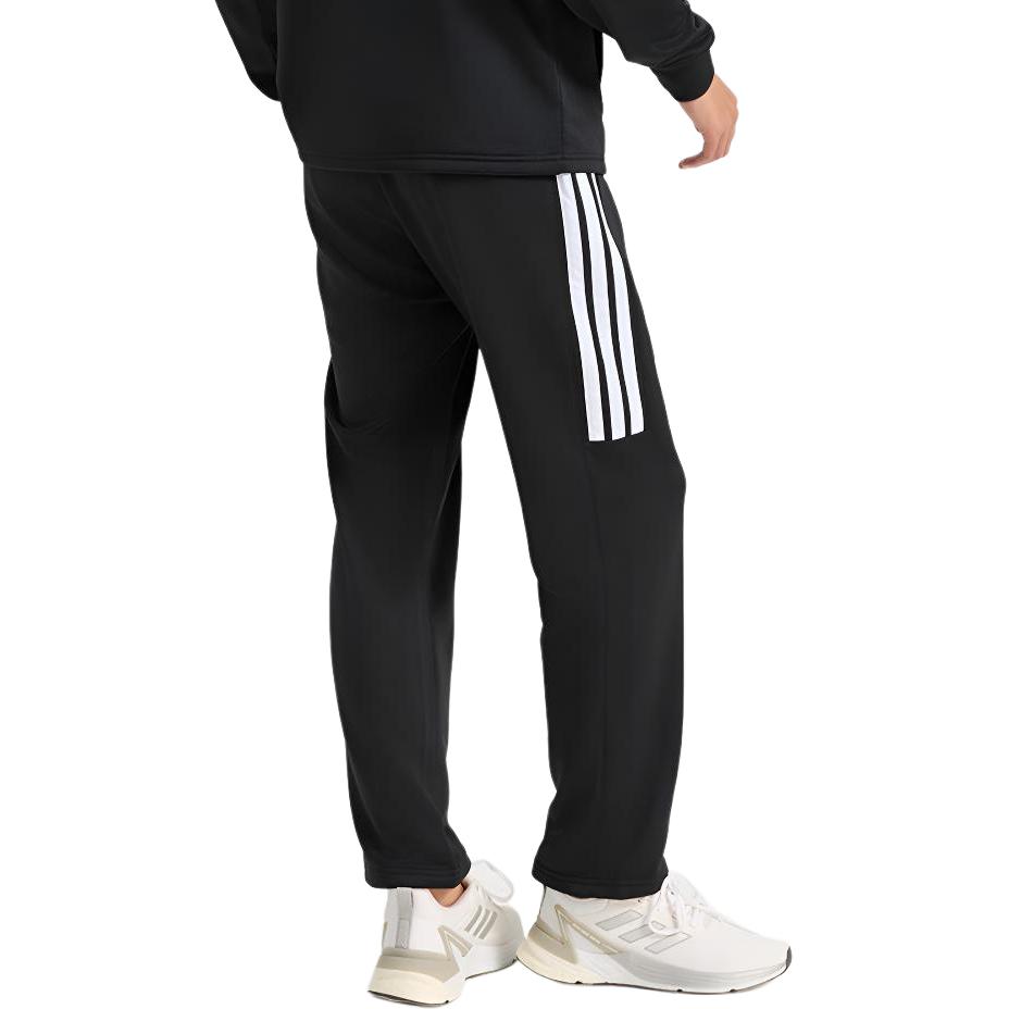 Adidas Taekwondo Series Logo Side Stripe Retro Three Stripes Straight Leg Long Pants Knitted Sports Pants Unisex Bottoms TR41TK-BW