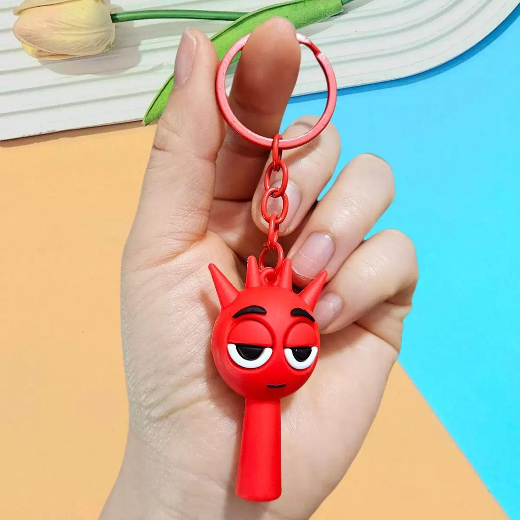 Sprunki 6Cm Keychains Backpack Decorations Wenda Model Christmas Model Doll Toy Pendant Accessory Gift For Girls Friends
