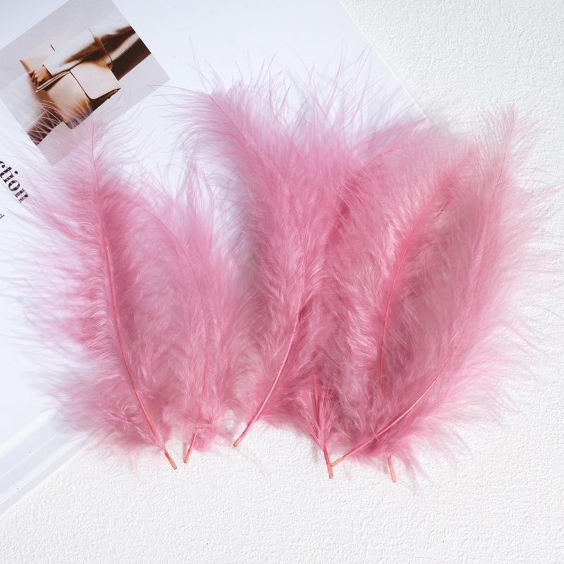 Feather decoration Color turkey Tip tail Fleece Dream catcher Material Bobo ball Gift box Filler Shooting prop
