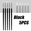 5Pcs/Set Silicone Nail Art Pen Brush Uv Gel Polish Tip 3D Image Diy Dotting Polish Brushes Sculpture Pen Diy Manicure Tool