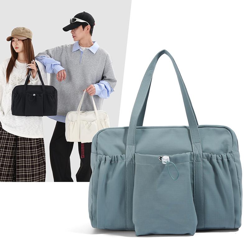 Womens Nylon Tote Bag Large Capacity Casual Shoulder Handbag for Work Travel