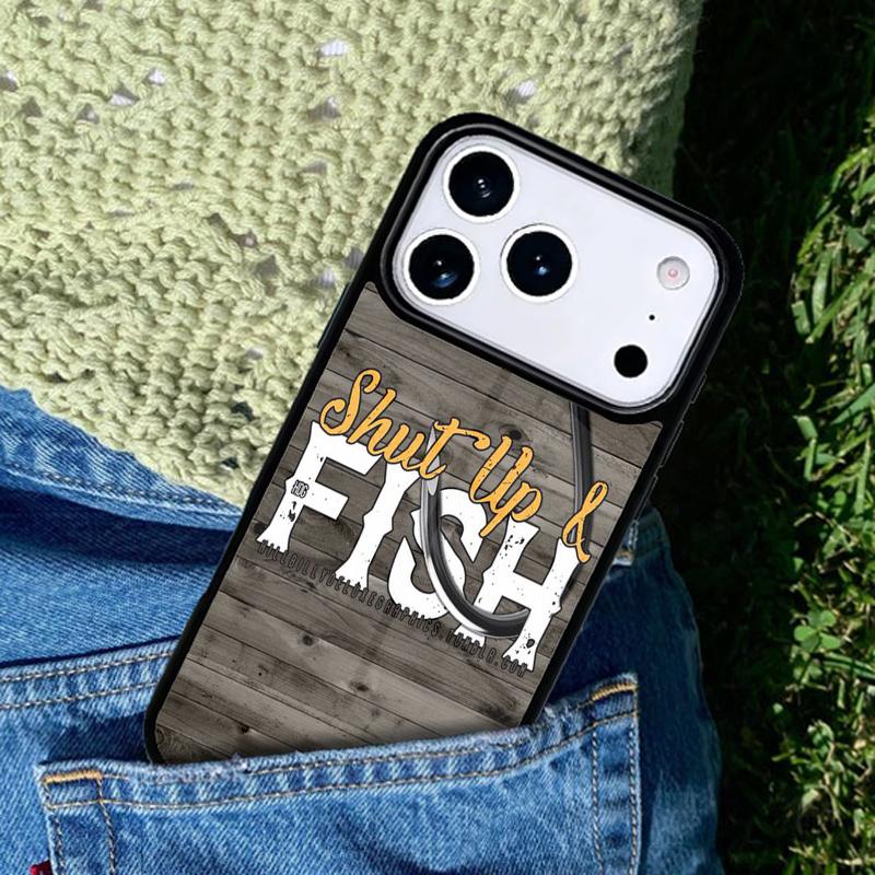 Fishing Quotes phone case cover Compatible with for IPhone 17air 16e 15 14 13 12 11Pro Max 17 Air