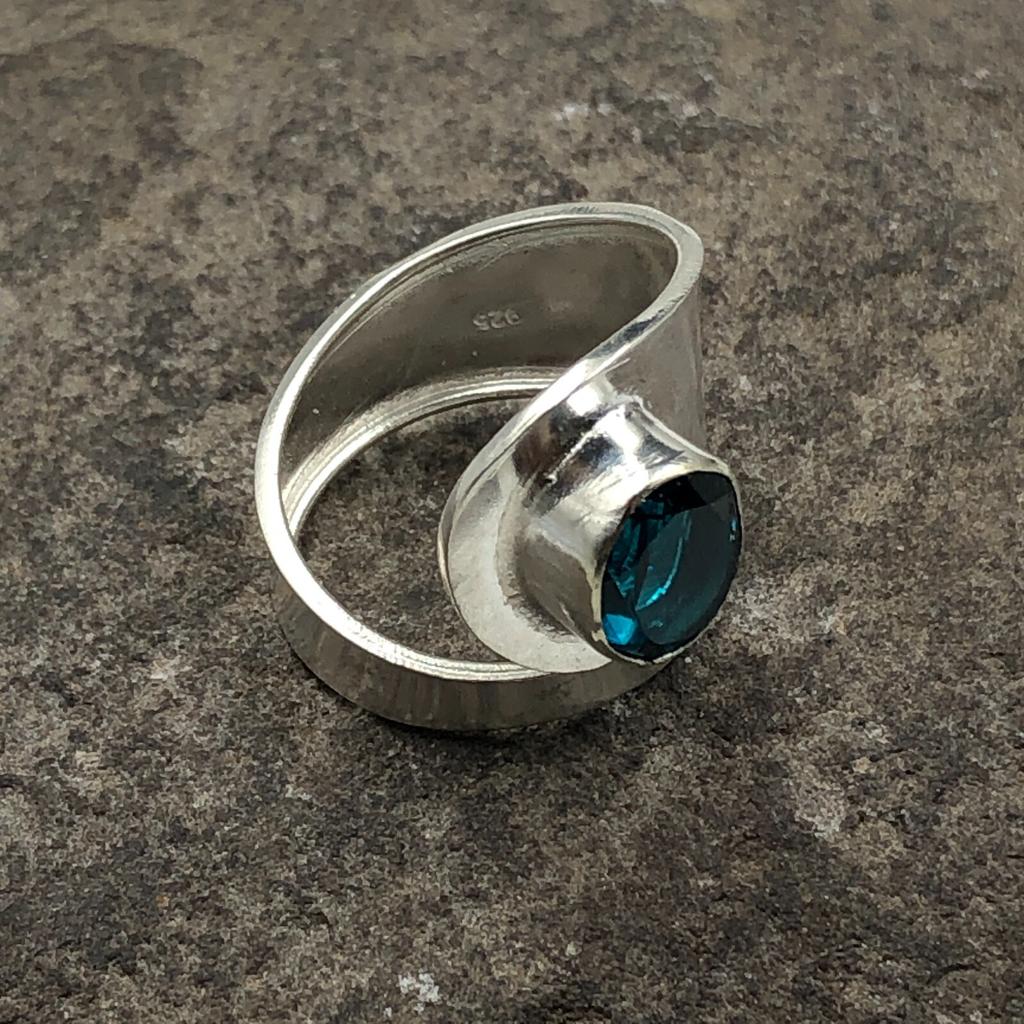 Rare Apatite Gemstone 925 Sterling Silver Jewelry Handmade Ring Gift For Women RR-2-12