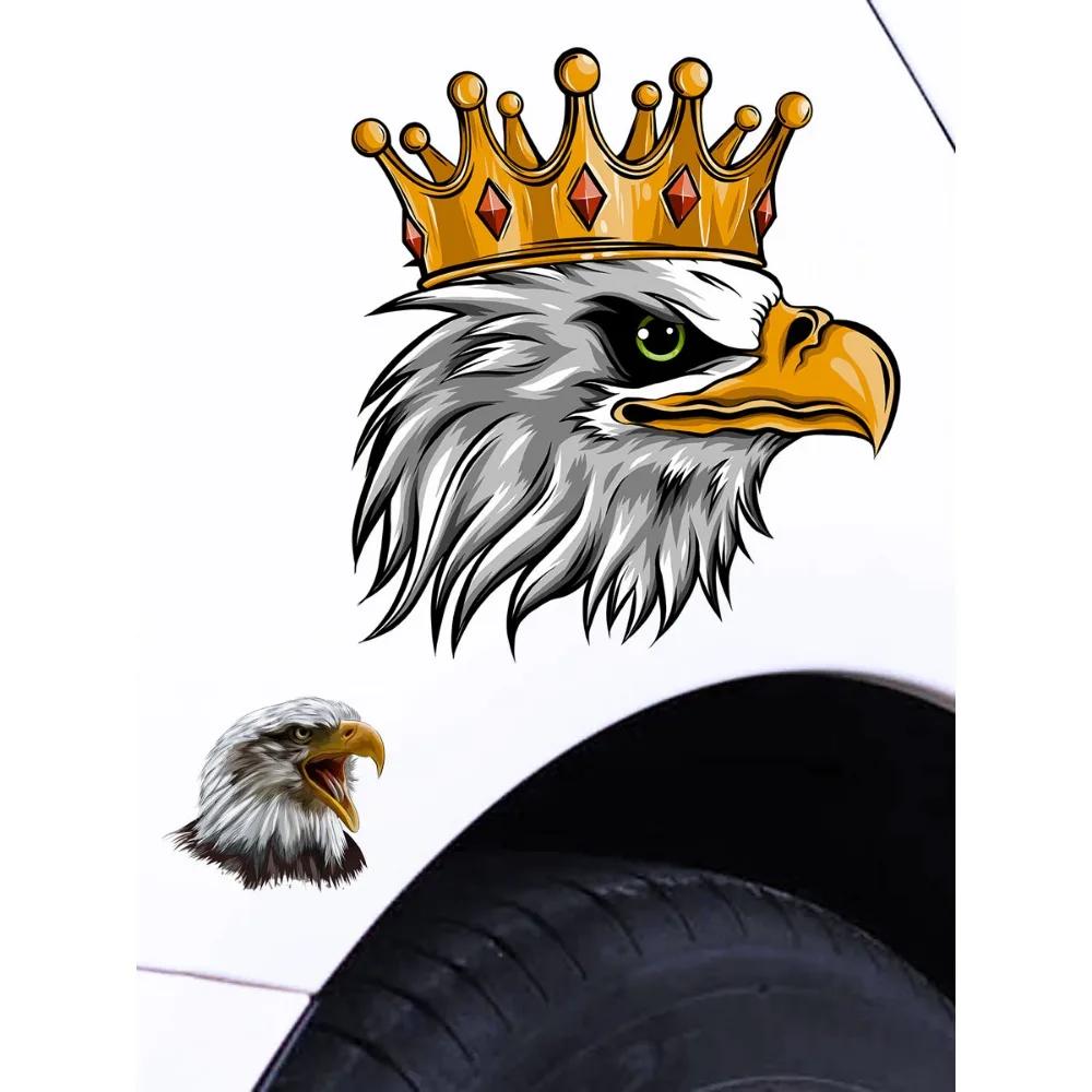 Personalized Cartoon Eagle Car Stickers Auto Bumper Body Window Scratches Cover Waterproof Animal Decals