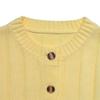 2026 Winter New Pure Color Round Neck Knit Cardigan - Women's Trendy Button-up Sweater