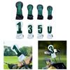 Number Print Golf Club Protector 1 3 5 U Wood Headcover Golf Head Cover Driver Fairway
